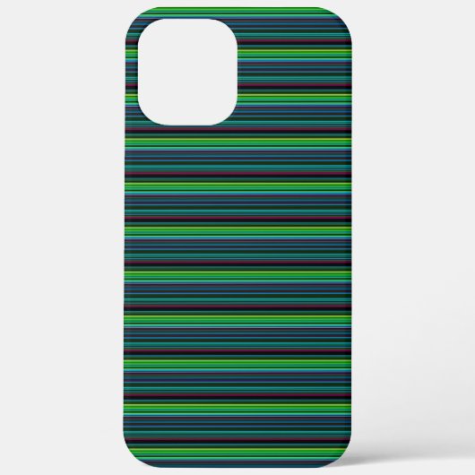 Süße farbenfrohe Neonstreifen Case-Mate iPhone Hülle (Rückseite)