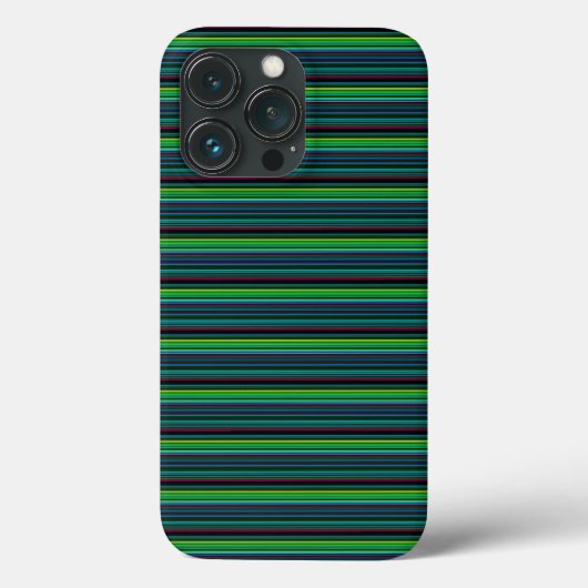 Süße farbenfrohe Neonstreifen Case-Mate iPhone Hülle (Rückseite)