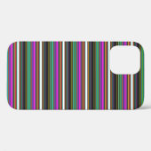 Süße farbenfrohe Neonstreifen Case-Mate iPhone Hülle (Rückseite (Horizontal))
