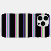 Süße farbenfrohe Neonstreifen Case-Mate iPhone Hülle (Rückseite (Horizontal))