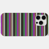 Süße farbenfrohe Neonstreifen Case-Mate iPhone Hülle (Rückseite (Horizontal))