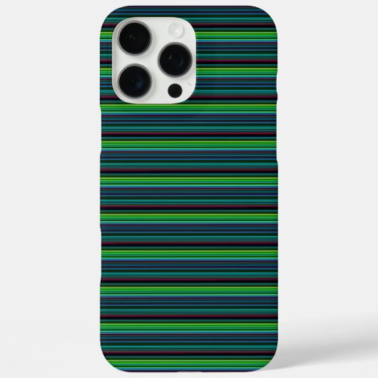 Süße farbenfrohe Neonstreifen Case-Mate iPhone Hülle (Rückseite)