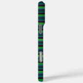 Süße farbenfrohe Neonstreifen Case-Mate iPhone Hülle (Rückseite / Rechts)