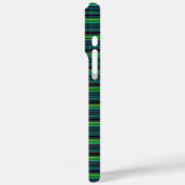 Süße farbenfrohe Neonstreifen Case-Mate iPhone Hülle (Rückseite / Links)