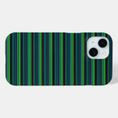 Süße farbenfrohe Neonstreifen Case-Mate iPhone Hülle (Rückseite (Horizontal))