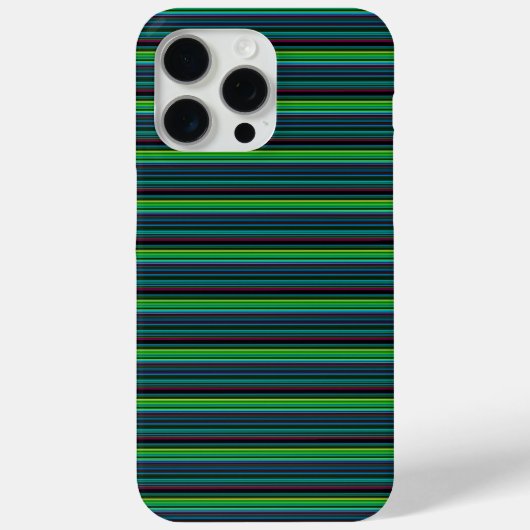 Süße farbenfrohe Neonstreifen Case-Mate iPhone Hülle (Rückseite)