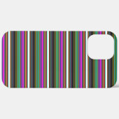 Süße farbenfrohe Neonstreifen Case-Mate iPhone Hülle (Hinten (horizontal))
