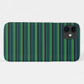 Süße farbenfrohe Neonstreifen Case-Mate iPhone Hülle (Rückseite (Horizontal))