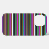Süße farbenfrohe Neonstreifen Case-Mate iPhone Hülle (Rückseite (Horizontal))