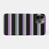Süße farbenfrohe Neonstreifen Case-Mate iPhone Hülle (Rückseite (Horizontal))