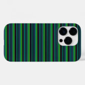 Süße farbenfrohe Neonstreifen Case-Mate iPhone Hülle (Rückseite (Horizontal))