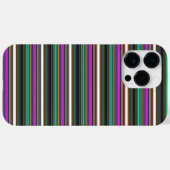 Süße farbenfrohe Neonstreifen Case-Mate iPhone Hülle (Rückseite (Horizontal))