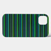 Süße farbenfrohe Neonstreifen Case-Mate iPhone Hülle (Rückseite (Horizontal))