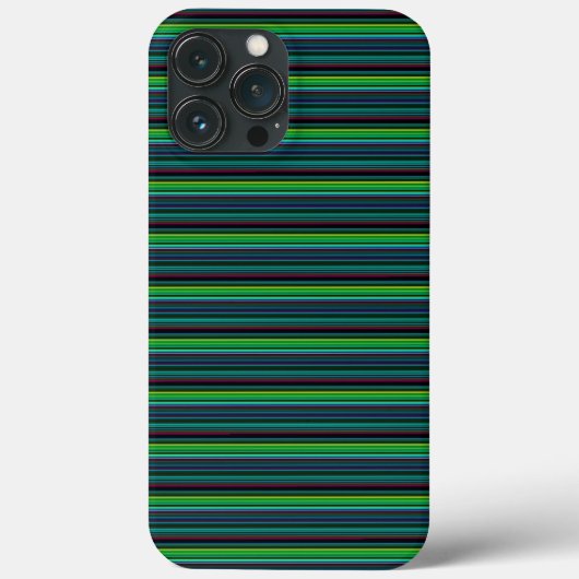 Süße farbenfrohe Neonstreifen Case-Mate iPhone Hülle (Rückseite)