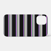 Süße farbenfrohe Neonstreifen Case-Mate iPhone Hülle (Rückseite (Horizontal))