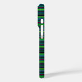 Süße farbenfrohe Neonstreifen Case-Mate iPhone Hülle (Rückseite / Links)