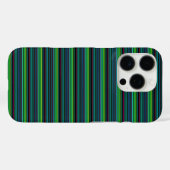 Süße farbenfrohe Neonstreifen Case-Mate iPhone Hülle (Rückseite (Horizontal))