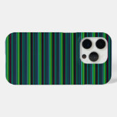 Süße farbenfrohe Neonstreifen Case-Mate iPhone Hülle (Rückseite (Horizontal))