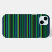 Süße farbenfrohe Neonstreifen Case-Mate iPhone Hülle (Rückseite (Horizontal))