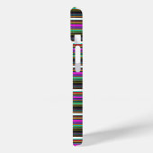Süße farbenfrohe Neonstreifen Case-Mate iPhone Hülle (Rückseite / Links)