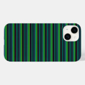 Süße farbenfrohe Neonstreifen Case-Mate iPhone Hülle (Rückseite (Horizontal))