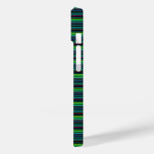 Süße farbenfrohe Neonstreifen Case-Mate iPhone Hülle (Rückseite / Links)
