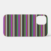 Süße farbenfrohe Neonstreifen Case-Mate iPhone Hülle (Rückseite (Horizontal))