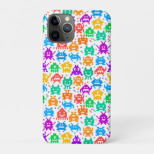 Süße farbenfrohe pixelige Monster Muster Case-Mate iPhone Hülle