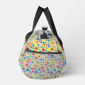 Süße farbenfrohe Quadrate Muster Duffle Bag (Rechts)