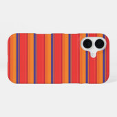 Süße farbenfrohe Sommerstreifen  iPhone 16 Hülle (Rückseite (Horizontal))
