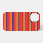 Süße farbenfrohe Sommerstreifen  iPhone Hülle (Rückseite (Horizontal))