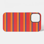 Süße farbenfrohe Sommerstreifen iPhone Hülle (Rückseite (Horizontal))