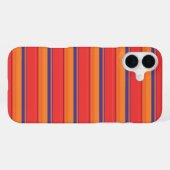 Süße farbenfrohe Sommerstreifen iPhone Hülle (Rückseite (Horizontal))