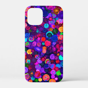 Süße farbenfrohe spiralförmige Cosmos-Muster Case-Mate iPhone Hülle