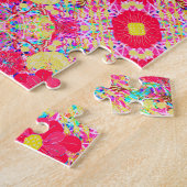 Süße farbenfrohe strahlende Blumen Puzzle (Seite)