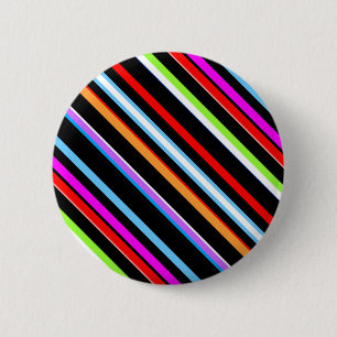 Süße farbenfrohe Streifen Button
