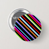 Süße farbenfrohe Streifen Button (Vorne & Hinten)