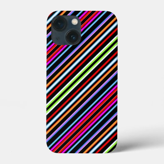 Süße farbenfrohe Streifen Case-Mate iPhone Hülle (Rückseite)