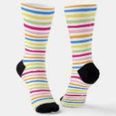 Süße farbenfrohe Streifen Socken (Gewinkelt)