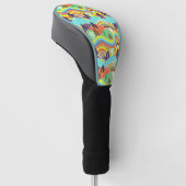 Süße farbenfrohe Waldmuster Golf Headcover (angewinkelt)