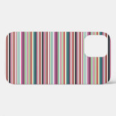 Süße farbenfrohe weiße Streifen Case-Mate iPhone Hülle (Rückseite (Horizontal))