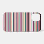 Süße farbenfrohe weiße Streifen Case-Mate iPhone Hülle (Rückseite (Horizontal))