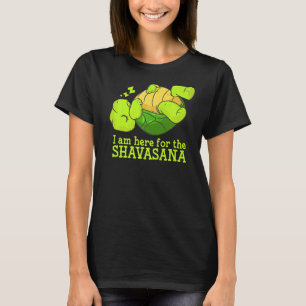 Süße faule Schildkröte liebt Shavasana und Yoga T-Shirt