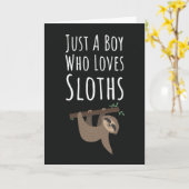 Süße Faultier-Karten für Baby-Jungen, Kinder, Tier Karte (Gelbe Blume)