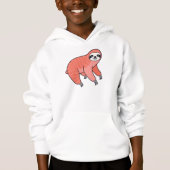 Süße Faultier-Kinder Hoodie (Vorderseite)