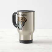 Süße Faultier schlafend auf Kaffeetasse Kaffee Zit (Vorderseite Links)