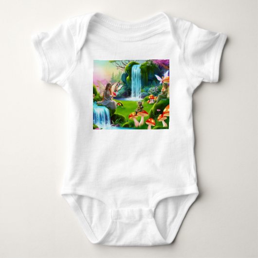 Süße Feen Baby Strampler (Vorderseite)