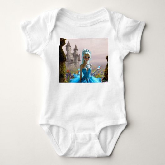 Süße Feen Baby Strampler (Vorderseite)