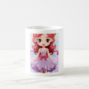 Süße Feenprinzessin Whimsical Ästhetik Keramik Kaffeetasse