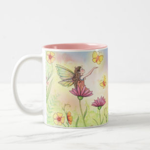 Süße Feenschwestern-Tasse Zweifarbige Tasse